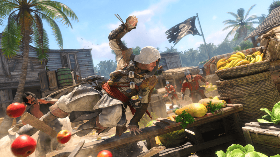 An official screenshot from Assassin's Creed Black Flag Resynced