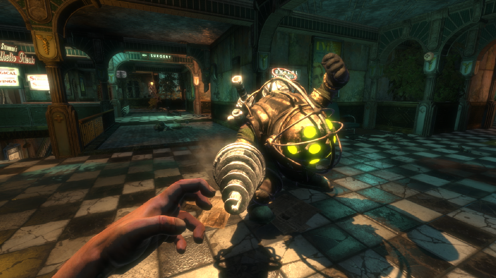 An official screenshot from BioShock