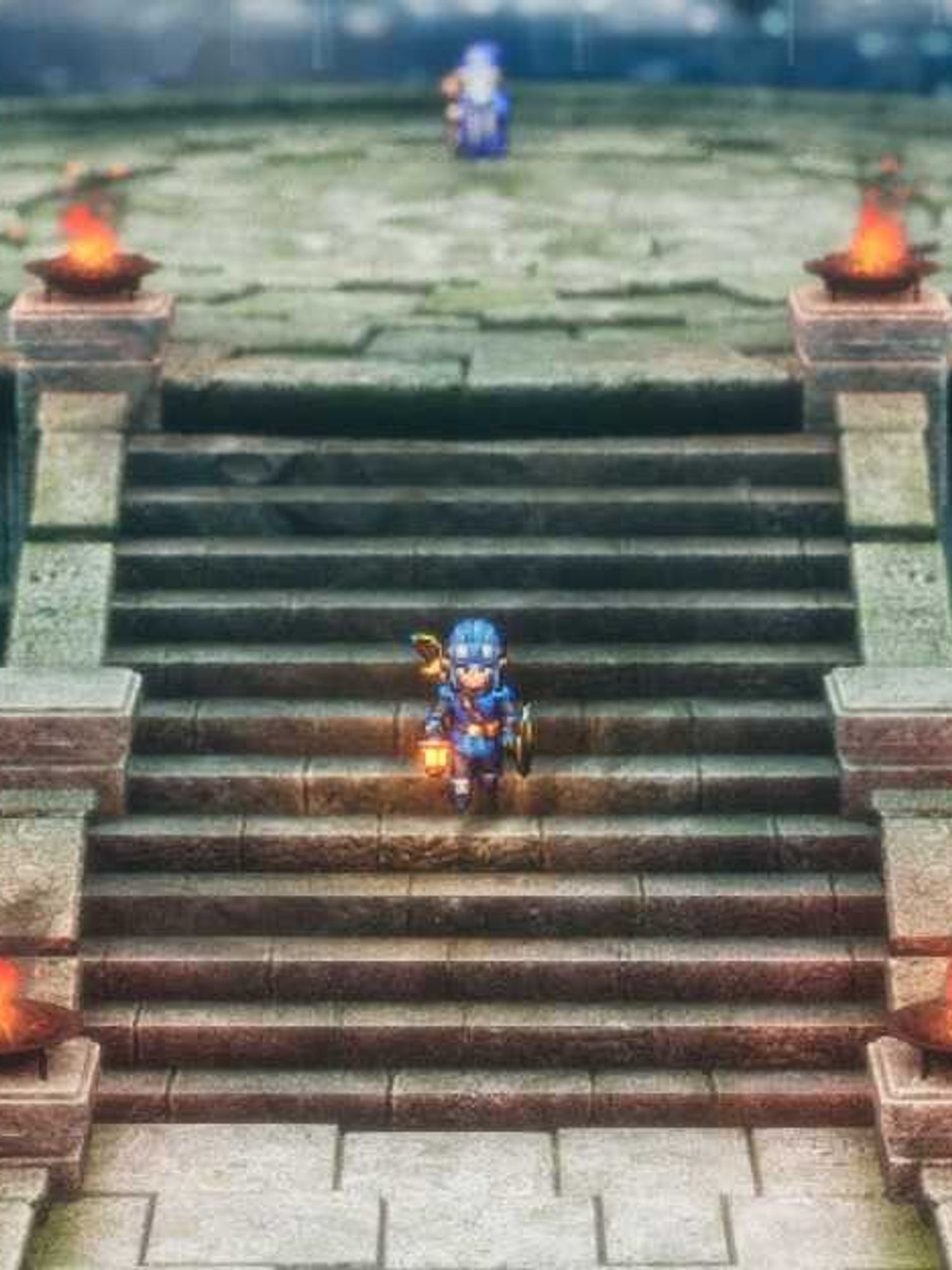 An official screenshot from Dragon Quest I & II HD-2D Remake