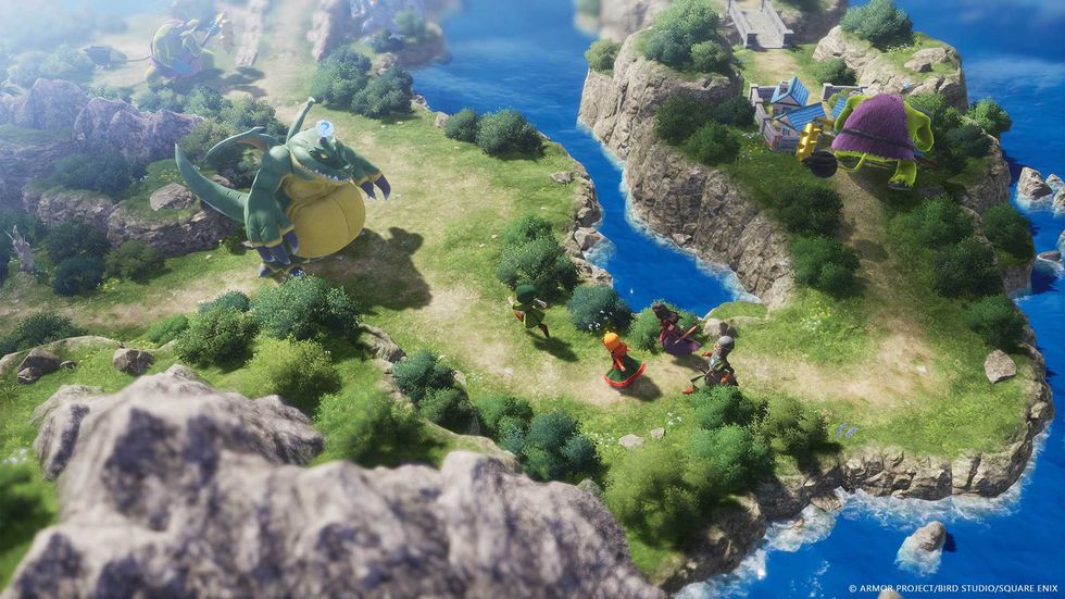 An official screenshot from Dragon Quest VII Reimagined