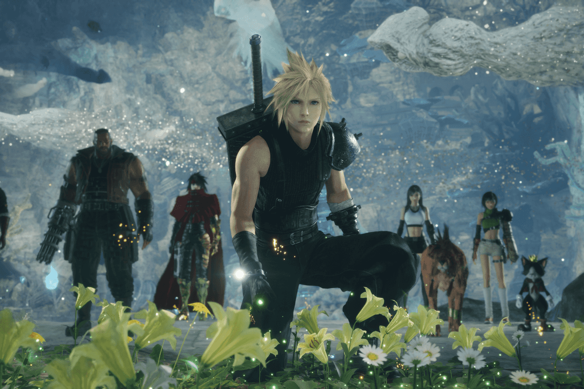 An official screenshot from Final Fantasy 7 Revelation