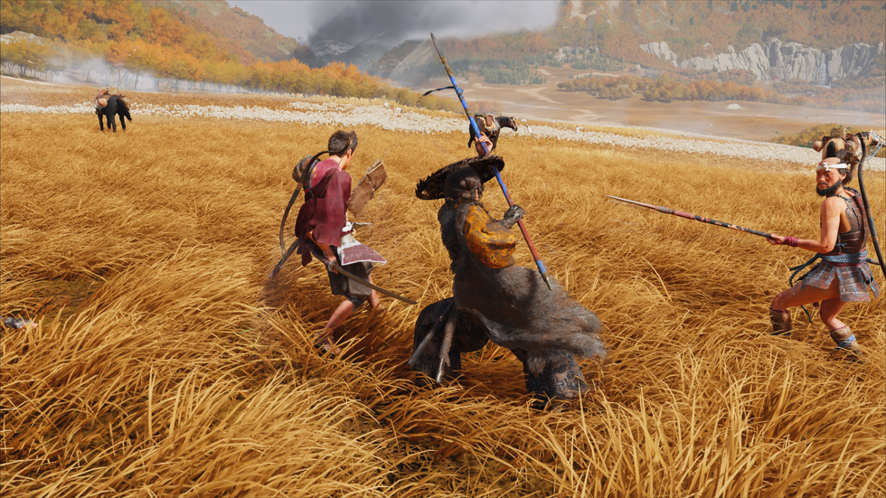 An official screenshot from Ghost of Yotei