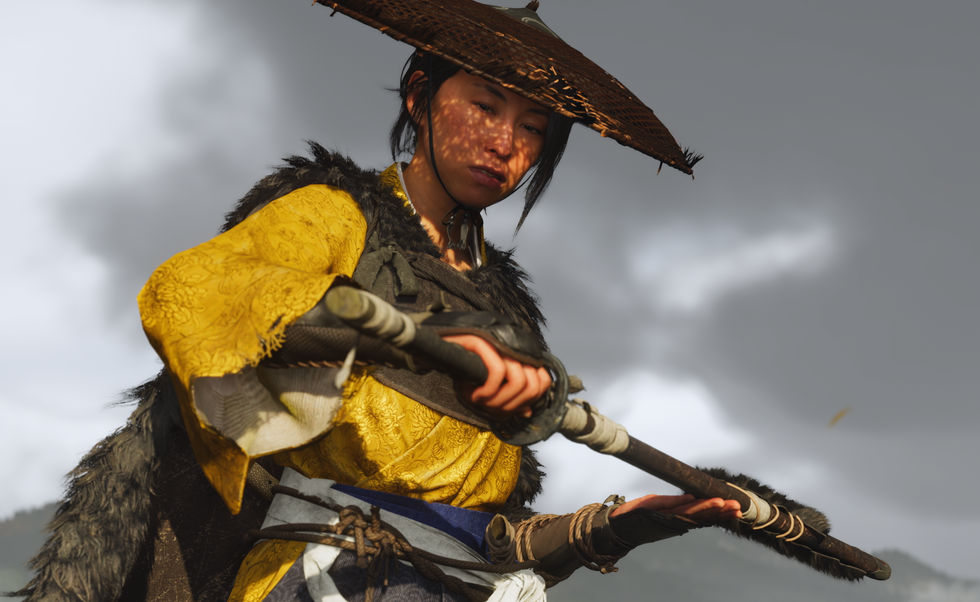 An official screenshot from Ghost of Yotei