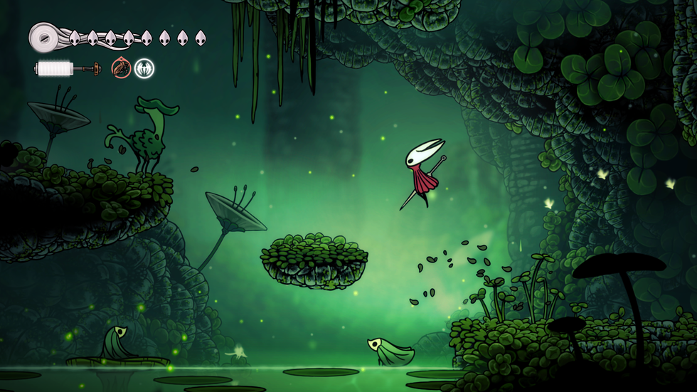 An official screenshot from Hollow Knight Silksong
