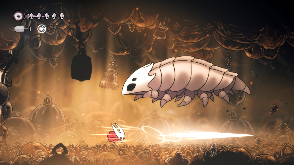 An official screenshot from Hollow Knight Silksong
