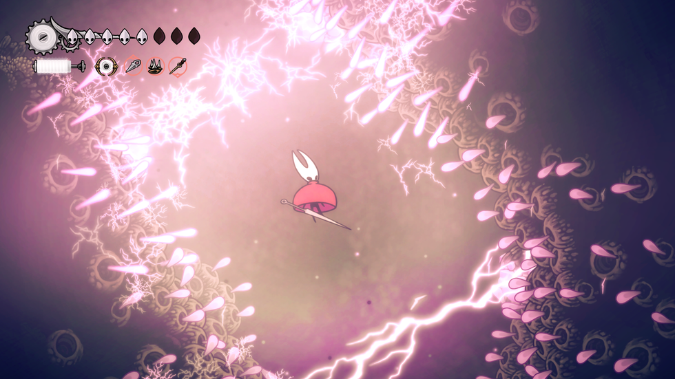 An official screenshot from Hollow Knight Silksong
