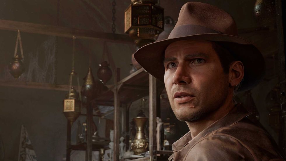 An official screenshot from Indiana Jones and the Great Circle
