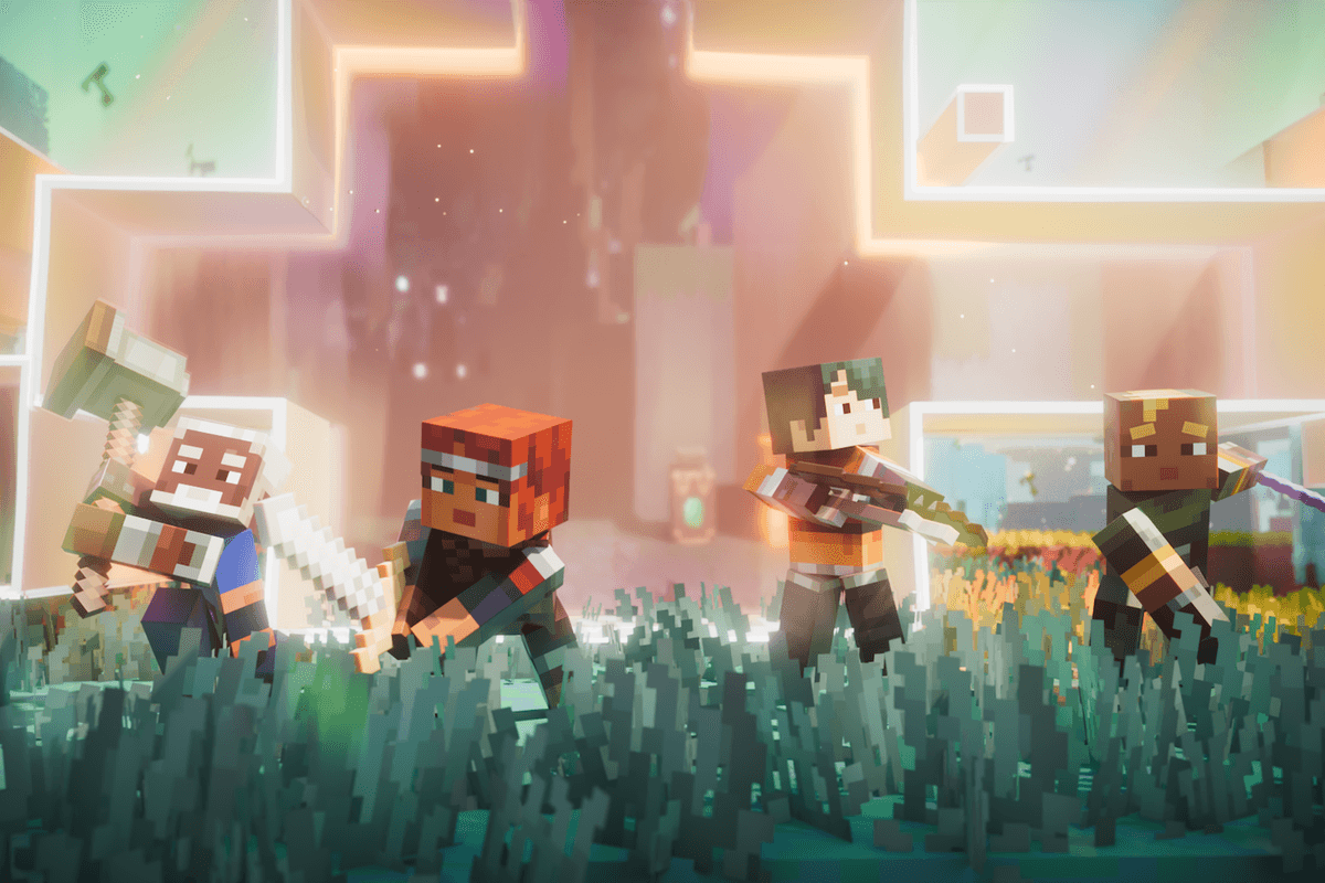 An official screenshot from Minecraft Dungeons 2