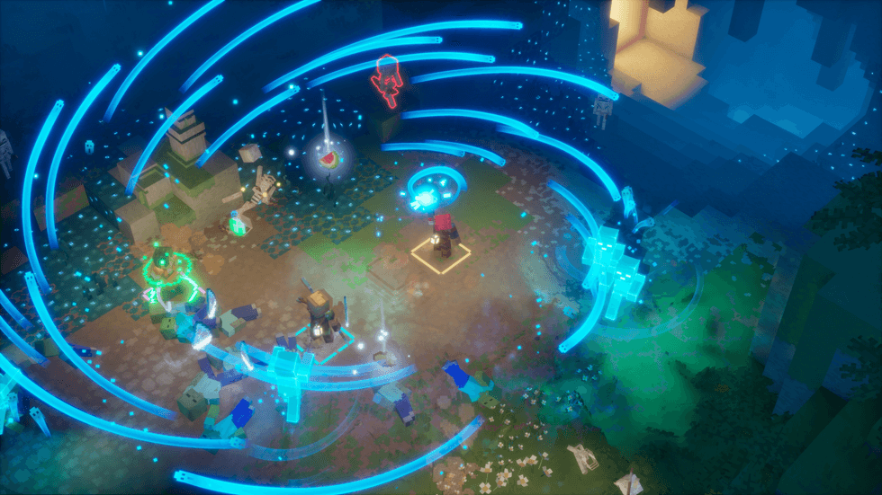 An official screenshot from Minecraft Dungeons II