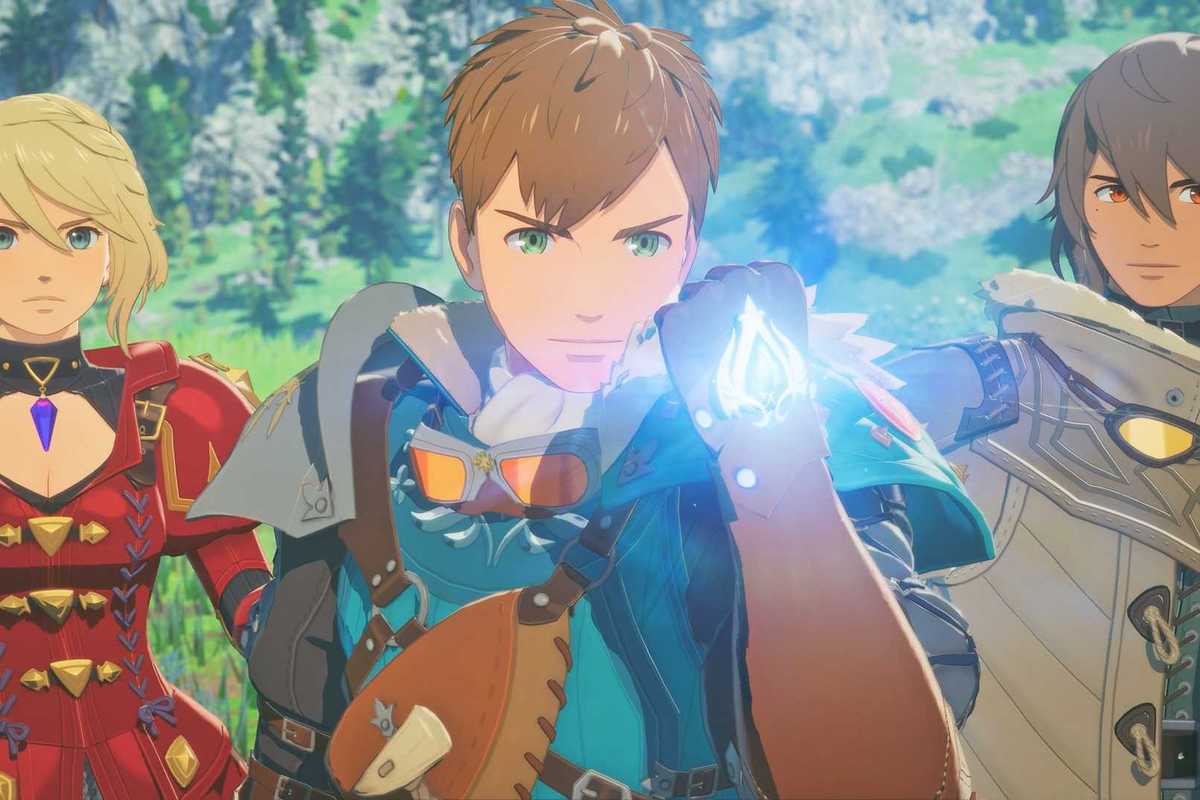 An official screenshot from Monster Hunter Stories 3: Twisted Reflection