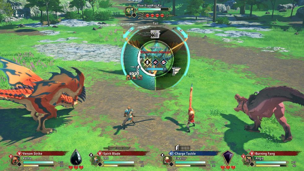 An official screenshot from Monster Hunter Stories 3: Twisted Reflection