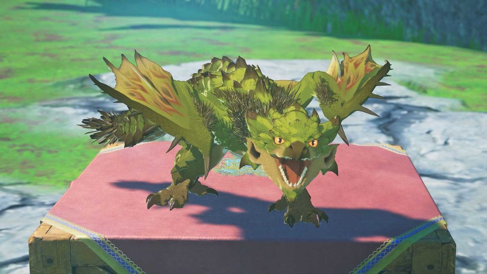 An official screenshot from Monster Hunter Stories 3: Twisted Reflection