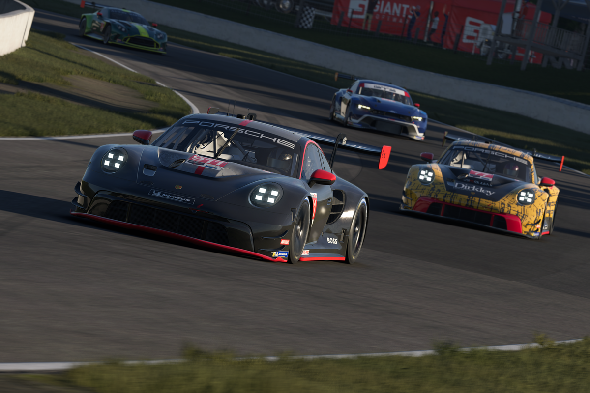 An official screenshot from Project Motor Racing