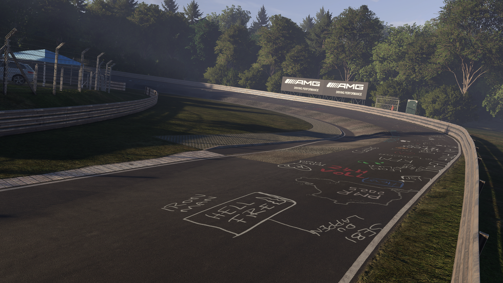 An official screenshot from Project Motor Racing