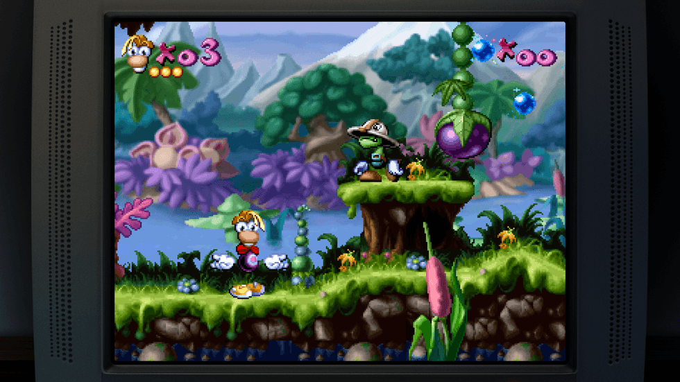 An official screenshot from Rayman 30th Anniversary Edition