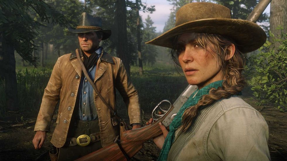 An official screenshot from Red Dead Redemption 2