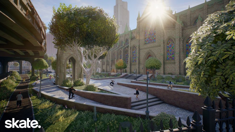 An official screenshot from skate