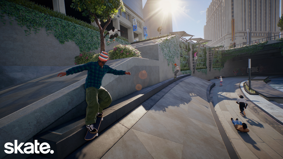 An official screenshot from skate