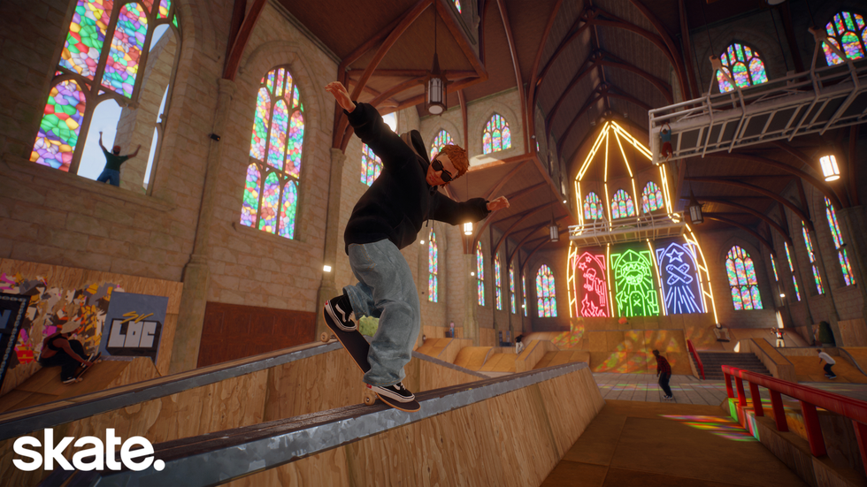 An official screenshot from skate