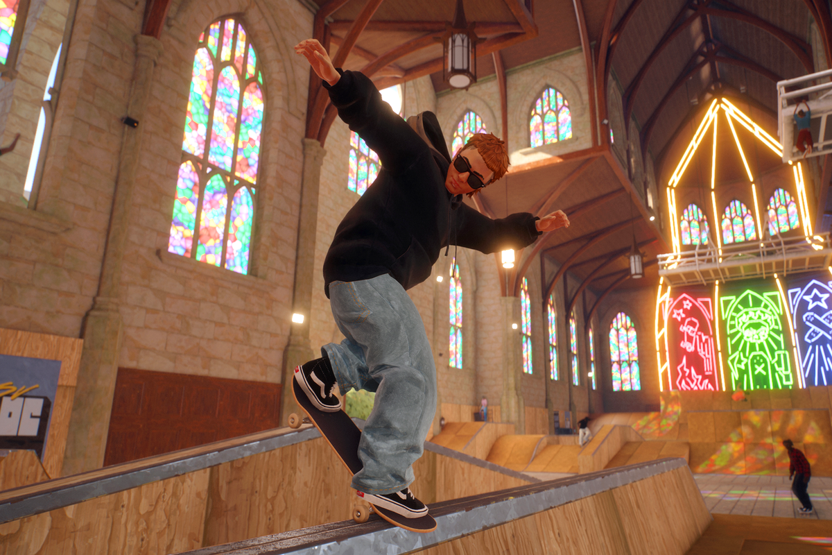 An official screenshot from skate