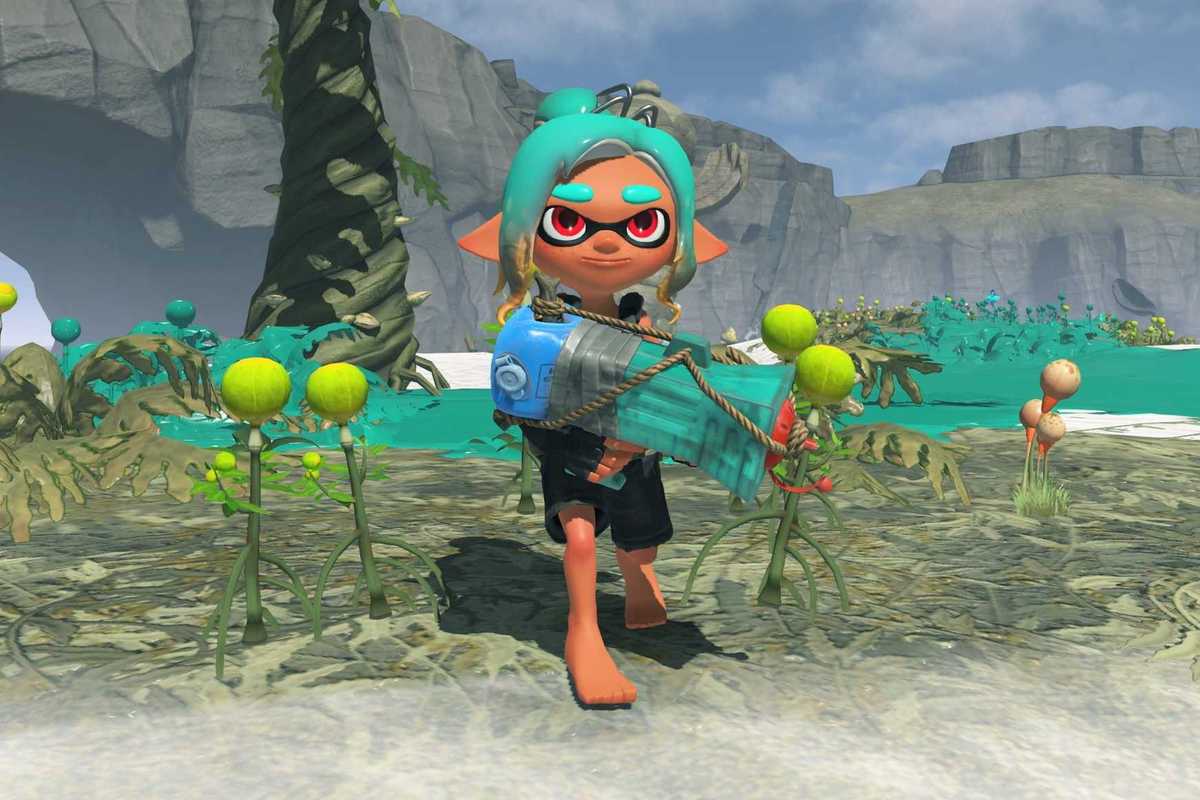 An official screenshot from Splatoon Raiders on Nintendo Switch 2