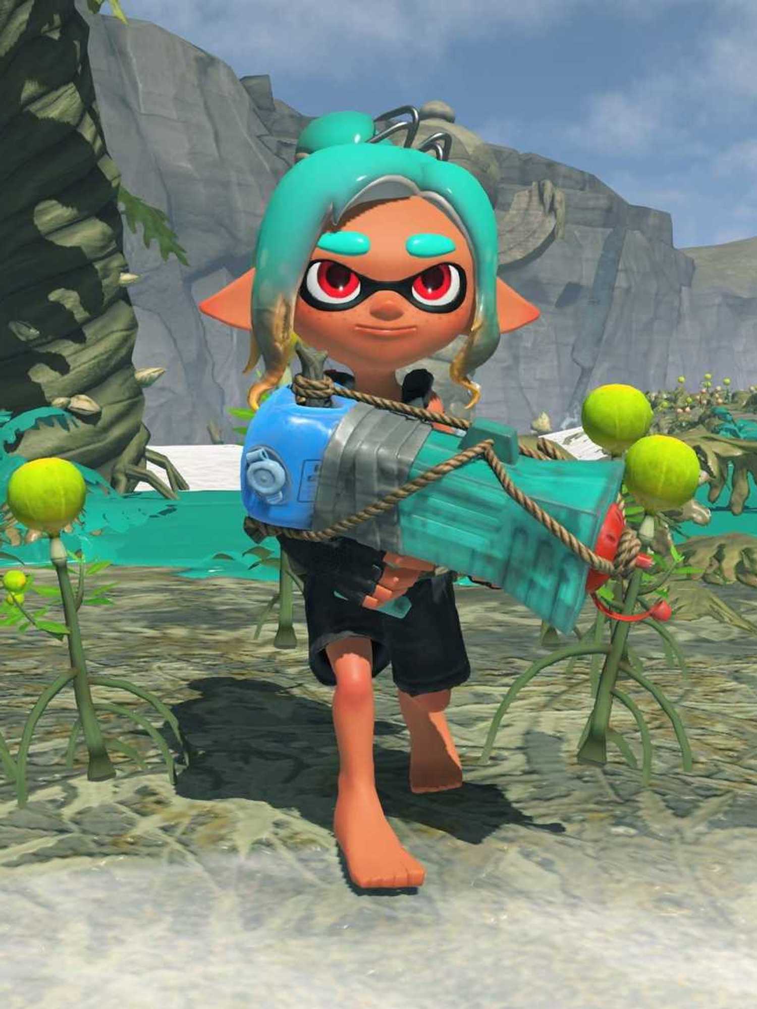 An official screenshot from Splatoon Raiders on Nintendo Switch 2