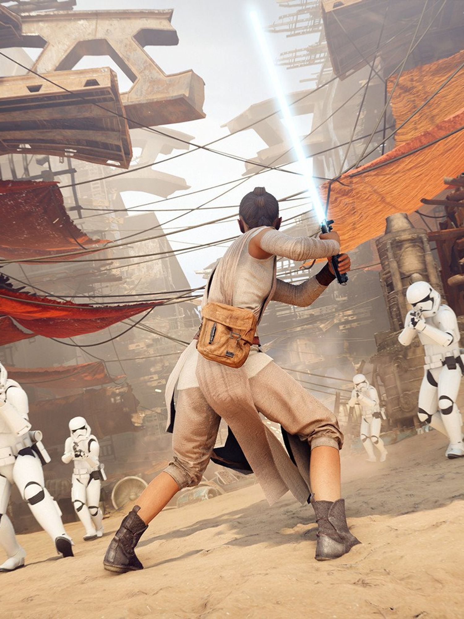 An official screenshot from Star Wars Battlefront 2