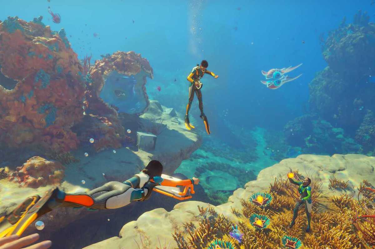 An official screenshot from Subnautica 2