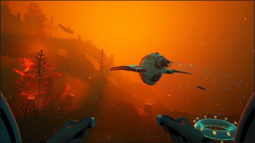 An official screenshot from Subnautica 2
