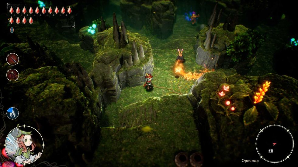 An official screenshot from The Adventures of Elliot: The Millennium Tales