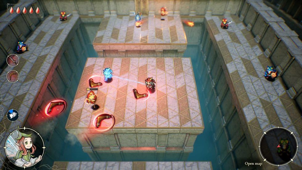 An official screenshot from The Adventures of Elliot: The Millennium Tales