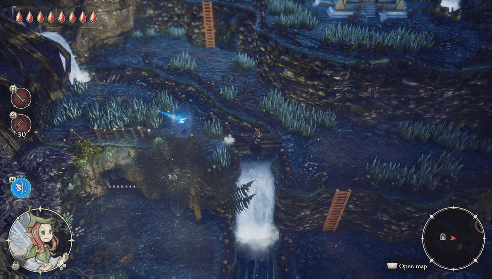 An official screenshot from The Adventures of Elliot: The Millennium Tales