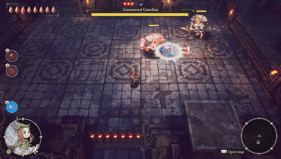 An official screenshot from The Adventures of Elliot: The Millennium Tales
