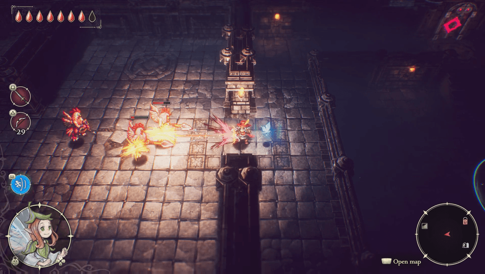 An official screenshot from The Adventures of Elliot: The Millennium Tales