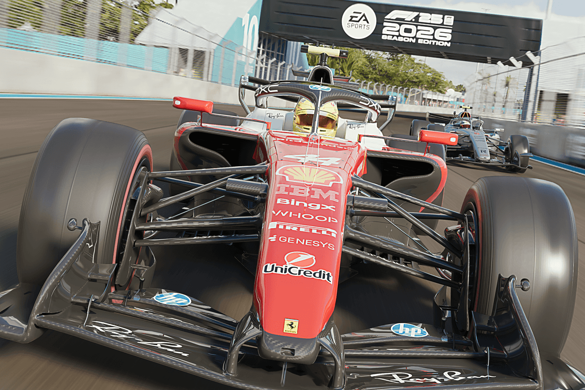 An official screenshot from the EA Sports F1 25 2026 Season Pack