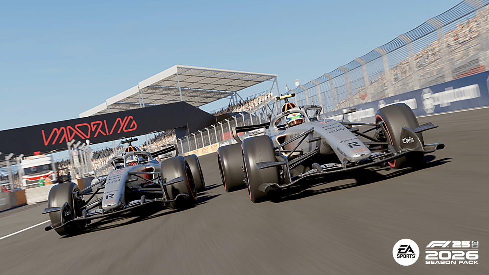 An official screenshot from the EA Sports F1 25 2026 Season Pack