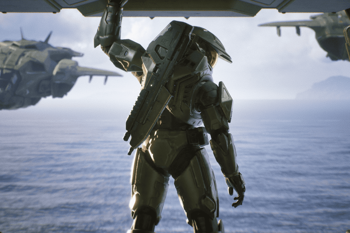 An official screenshot from the Halo Campaign Evolved reveal