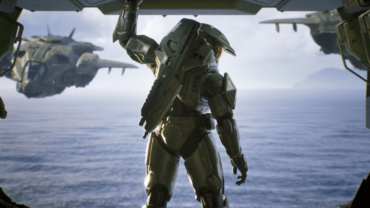 An official screenshot from the Halo Campaign Evolved reveal