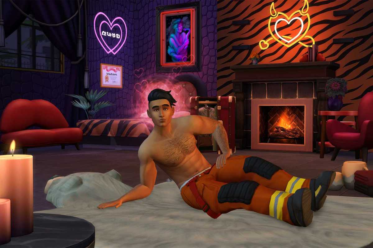 An official screenshot from The Sims 4