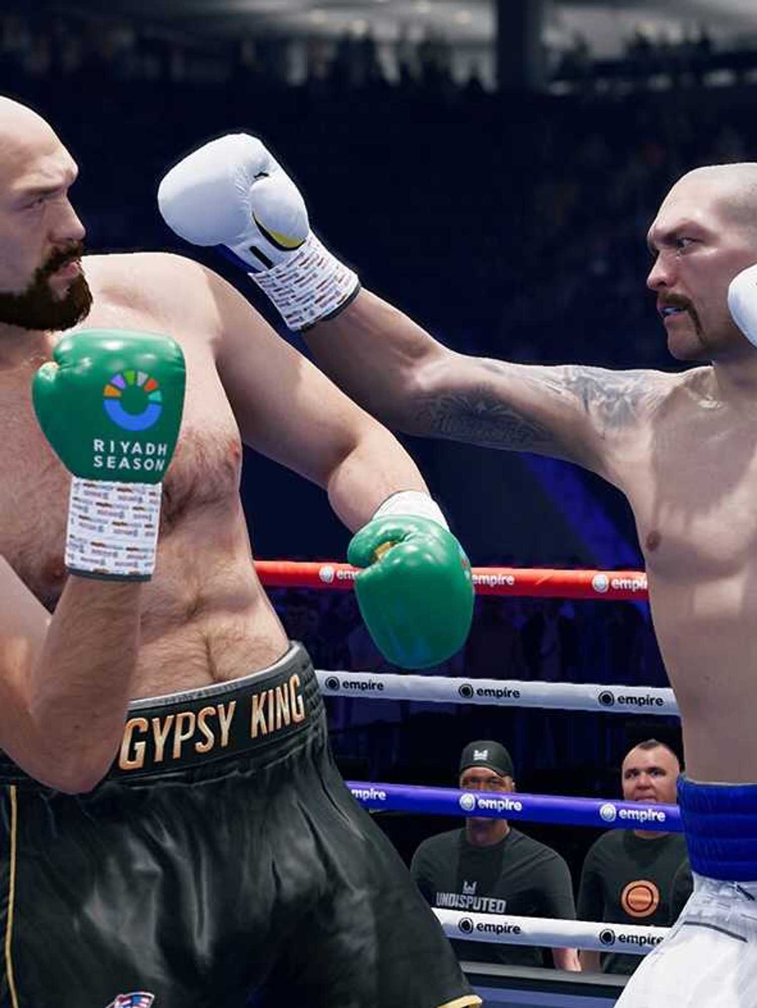 An official screenshot from Undisputed