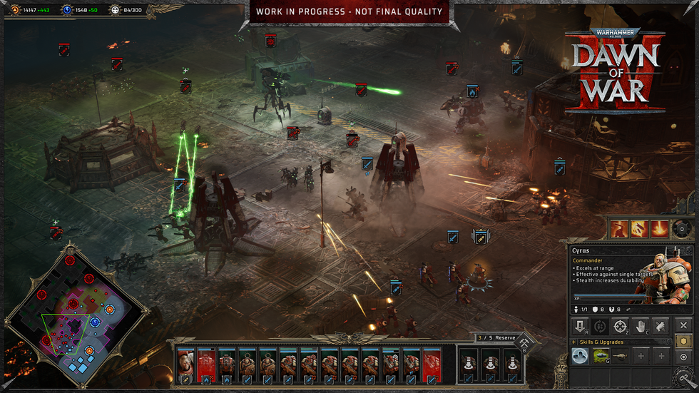 An official screenshot from Warhammer 40,000: Dawn of War IV