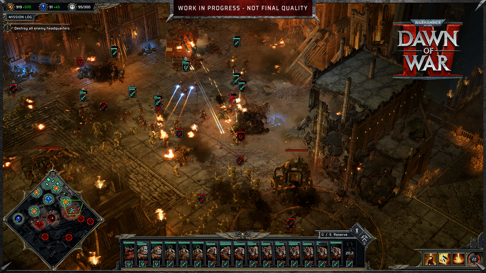 An official screenshot from Warhammer 40,000: Dawn of War IV