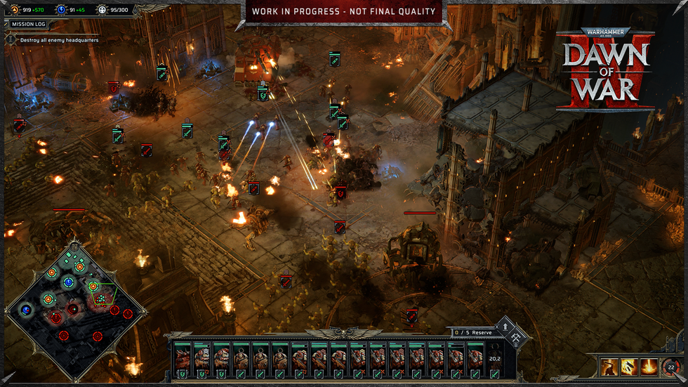 An official screenshot from Warhammer 40,000 Dawn of War IV