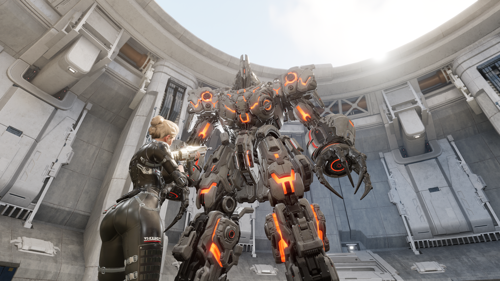 An official screenshot of a Wall Crasher in The First Descendant