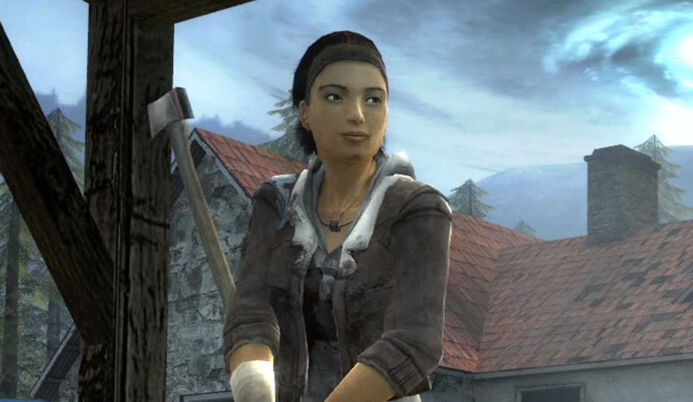 An official screenshot of Alyx from Half-Life 2