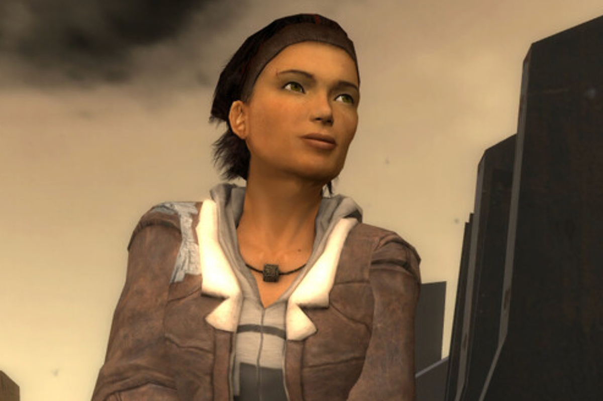 An official screenshot of Alyx from Half-Life 2