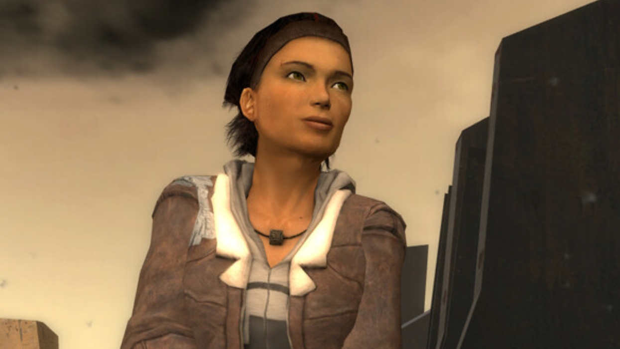 An official screenshot of Alyx from Half-Life 2