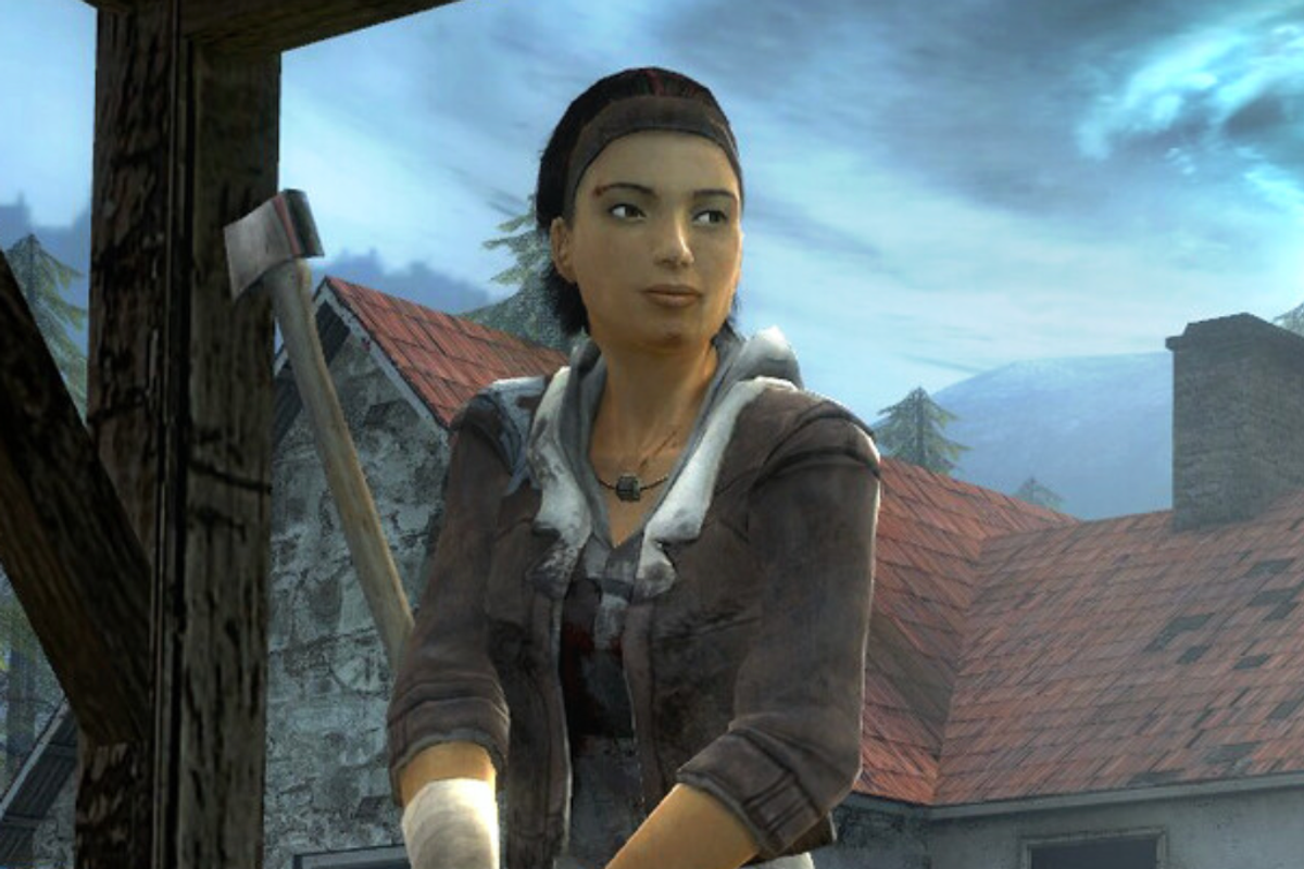 An official screenshot of Alyx from Half-Life 2