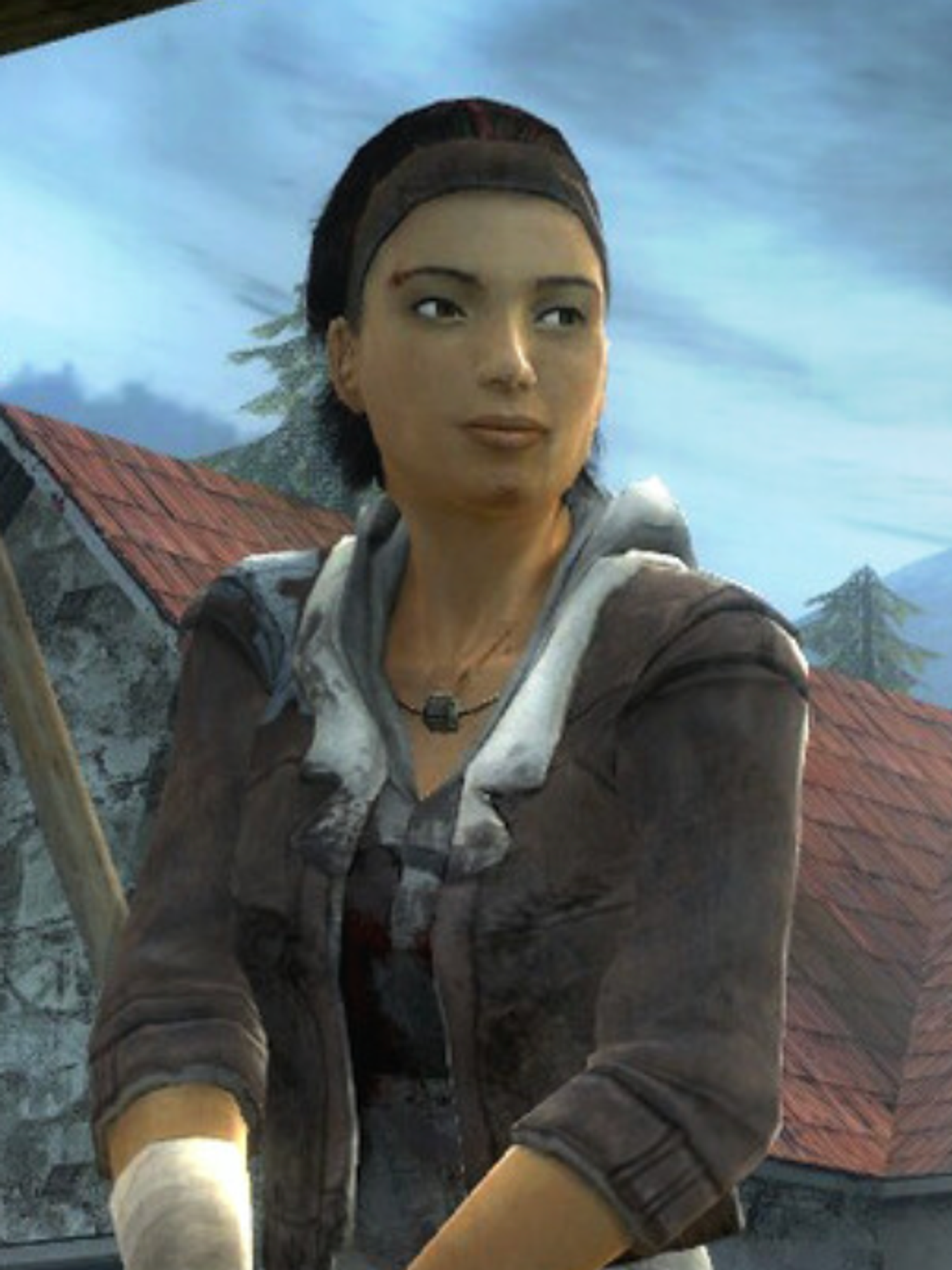 An official screenshot of Alyx from Half-Life 2