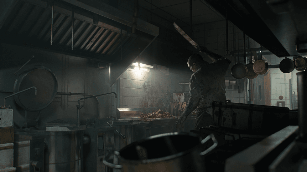 An official screenshot of an infected enemy in Resident Evil Requiem